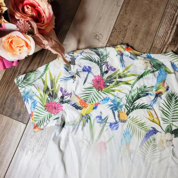 Divided by H&M Florida Bird #8 T-Shirt Regular T-Shirt Fit Men's Size Small - Picture 10 of 14